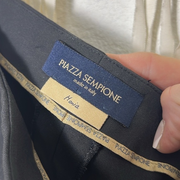 Piazza Sempione Made in Italy Black Monia Trouser Size 40/US4 - Picture 5 of 14